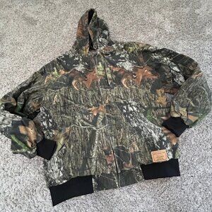 Levi Strauss Signature Field Gear jacket hood Mossy‎ Oak Camo Full Zip Medium M
